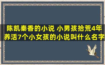 陈凯秦香的小说 小男孩拾荒4年养活7个小女孩的小说叫什么名字